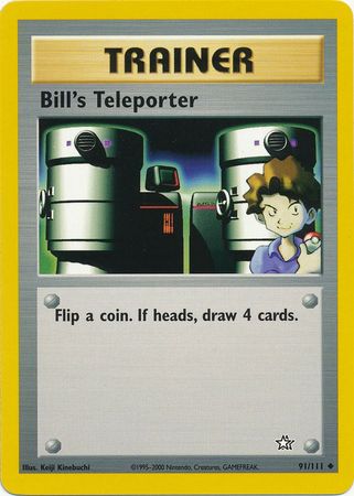 Bill's Teleporter (91/111) [Neo Genesis Unlimited] | Cracking-Singles