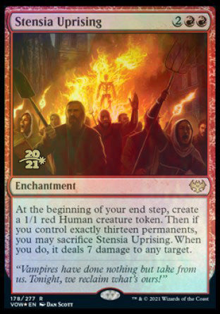 Stensia Uprising [Innistrad: Crimson Vow Prerelease Promos] | Cracking-Singles