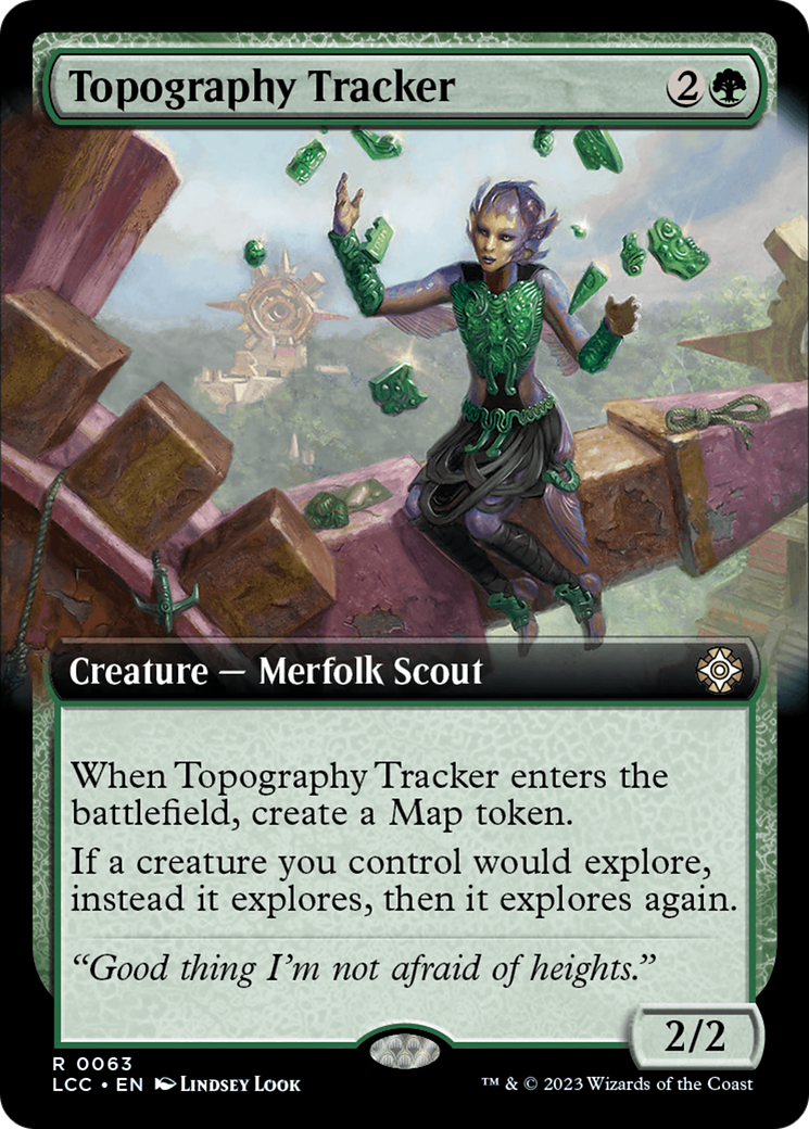 Topography Tracker (Extended Art) [The Lost Caverns of Ixalan Commander] | Cracking-Singles