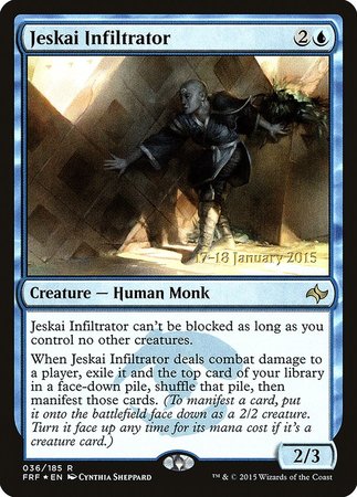 Jeskai Infiltrator [Fate Reforged Promos] | Cracking-Singles