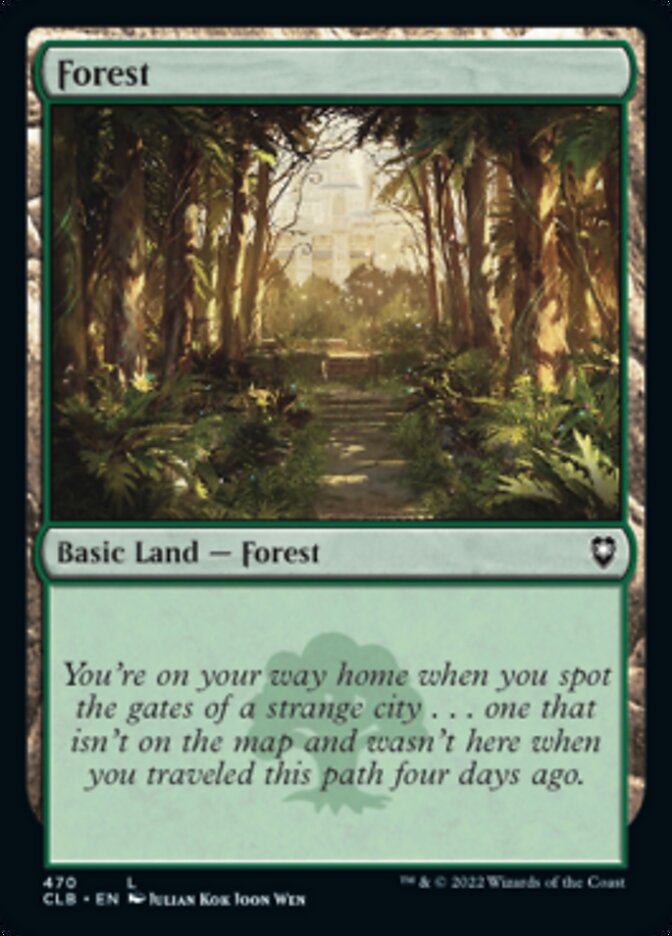 Forest (470) [Commander Legends: Battle for Baldur's Gate] | Cracking-Singles