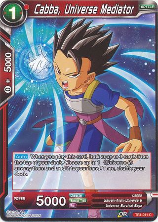 Cabba, Universe Mediator [TB1-011] | Cracking-Singles