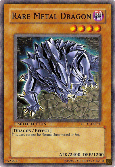 Rare Metal Dragon [GLD1-EN020] Common | Cracking-Singles