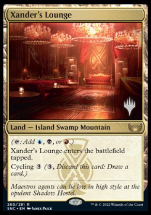 Xander's Lounge (Promo Pack) [Streets of New Capenna Promos] | Cracking-Singles