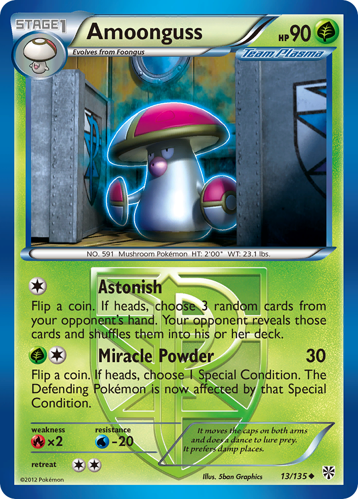 Amoonguss (13/135) [Black & White: Plasma Storm] | Cracking-Singles