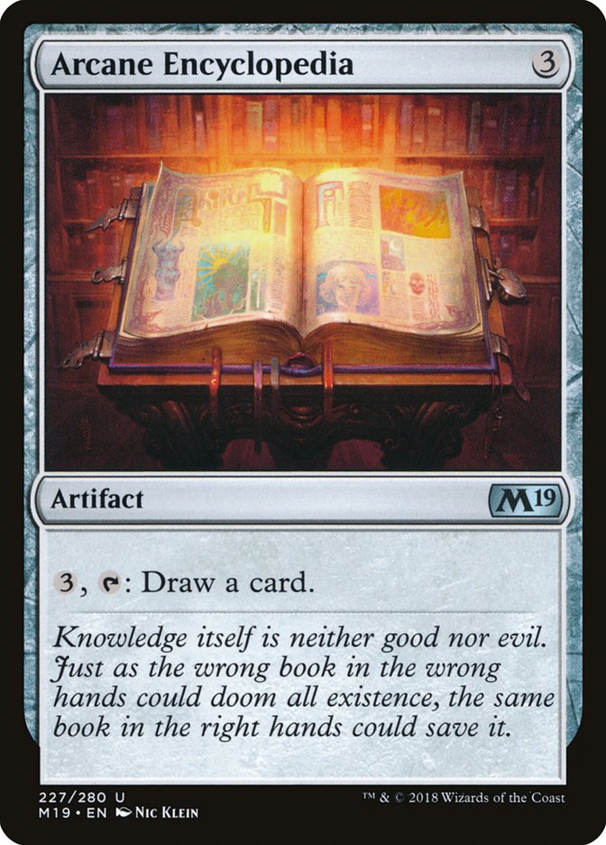 Arcane Encyclopedia [Core Set 2019] | Cracking-Singles