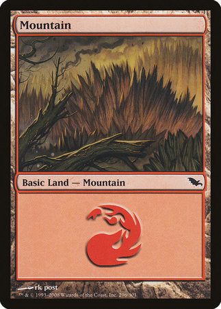 Mountain (296) [Shadowmoor] | Cracking-Singles