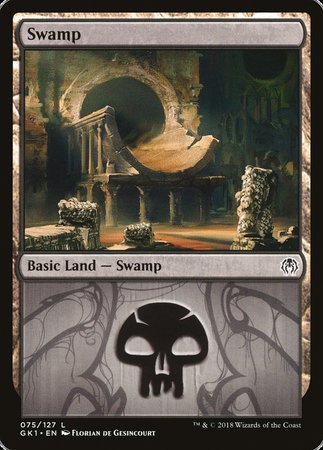 Swamp (75) [GRN Guild Kit] | Cracking-Singles