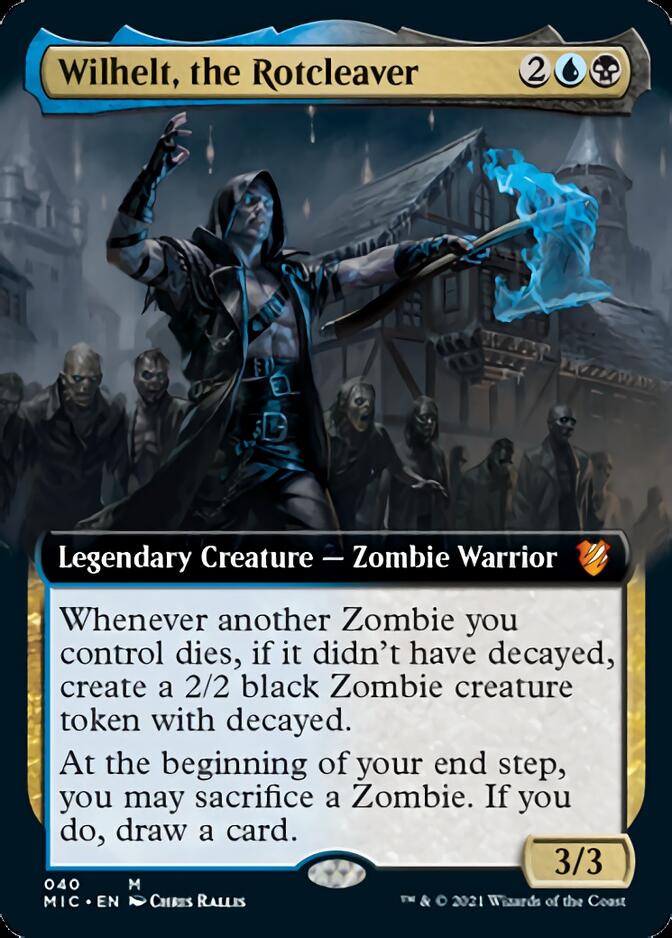 Wilhelt, the Rotcleaver (Extended) [Innistrad: Midnight Hunt Commander] | Cracking-Singles