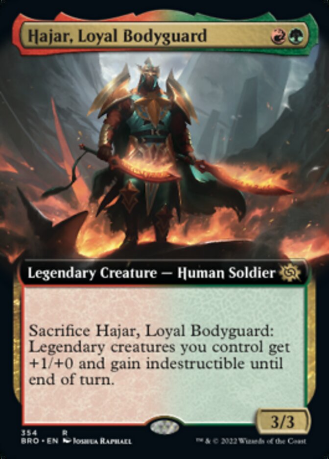 Hajar, Loyal Bodyguard (Extended Art) [The Brothers' War] | Cracking-Singles