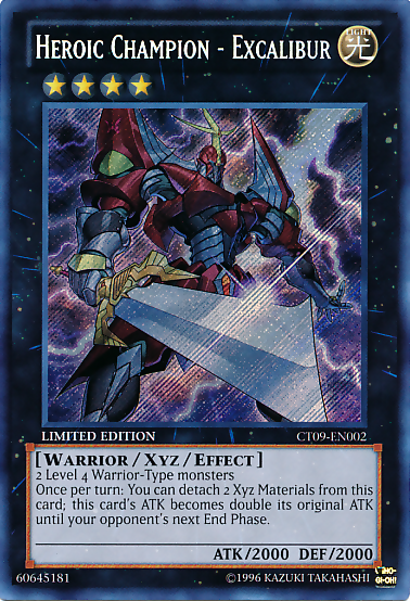 Heroic Champion - Excalibur [CT09-EN002] Secret Rare | Cracking-Singles