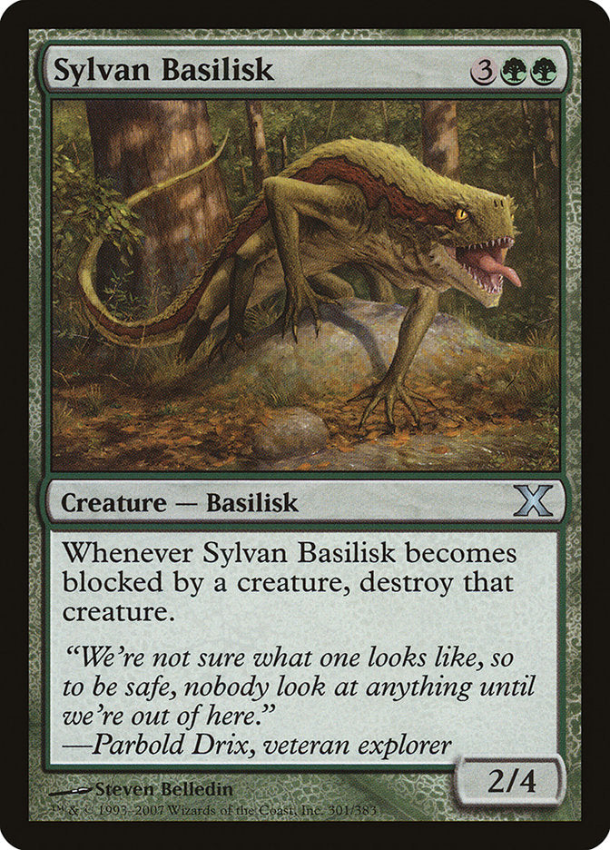 Sylvan Basilisk [Tenth Edition] | Cracking-Singles