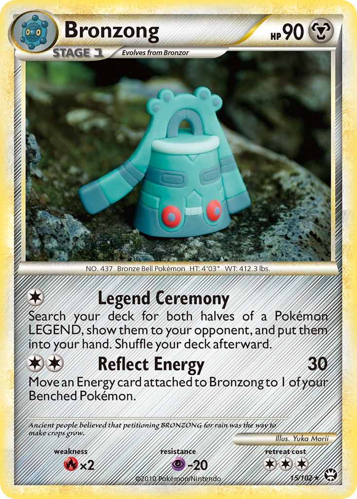 Bronzong (15/102) [HeartGold & SoulSilver: Triumphant] | Cracking-Singles