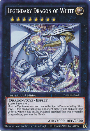 Legendary Dragon of White [WSUP-EN051] Secret Rare | Cracking-Singles