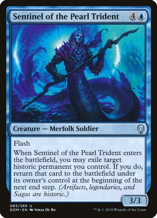 Sentinel of the Pearl Trident [Dominaria] | Cracking-Singles