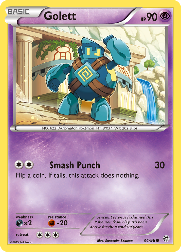 Golett (34/98) [XY: Ancient Origins] | Cracking-Singles