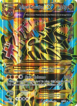 Primal Groudon EX (97/98) (Jumbo Card) [XY: Ancient Origins] | Cracking-Singles