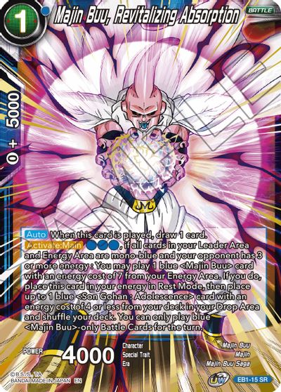 Majin Buu, Revitalizing Absorption (EB1-15) [Battle Evolution Booster] | Cracking-Singles