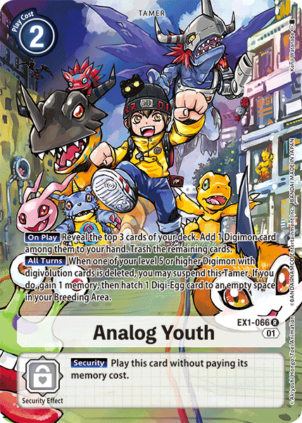 Analog Youth [EX1-066] (Alternate Art) [Classic Collection] | Cracking-Singles