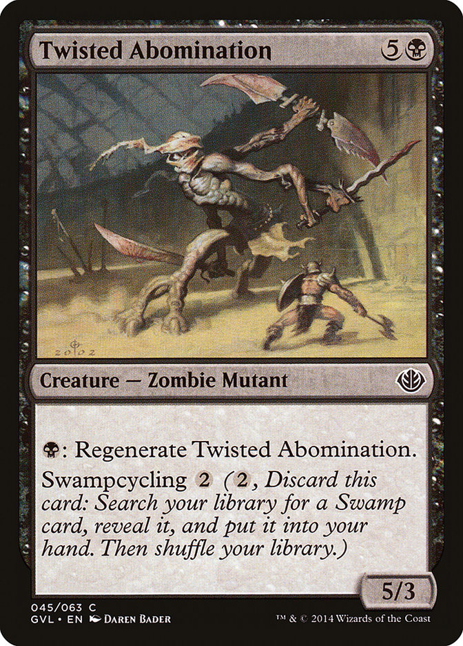 Twisted Abomination (Garruk vs. Liliana) [Duel Decks Anthology] | Cracking-Singles