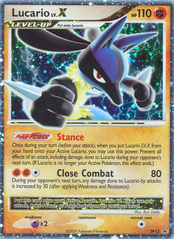 Lucario LV.X (DP12) [Diamond & Pearl: Black Star Promos] | Cracking-Singles