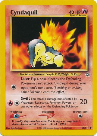 Cyndaquil (56/111) [Neo Genesis Unlimited] | Cracking-Singles