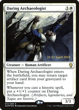 Daring Archaeologist [Dominaria Promos] | Cracking-Singles