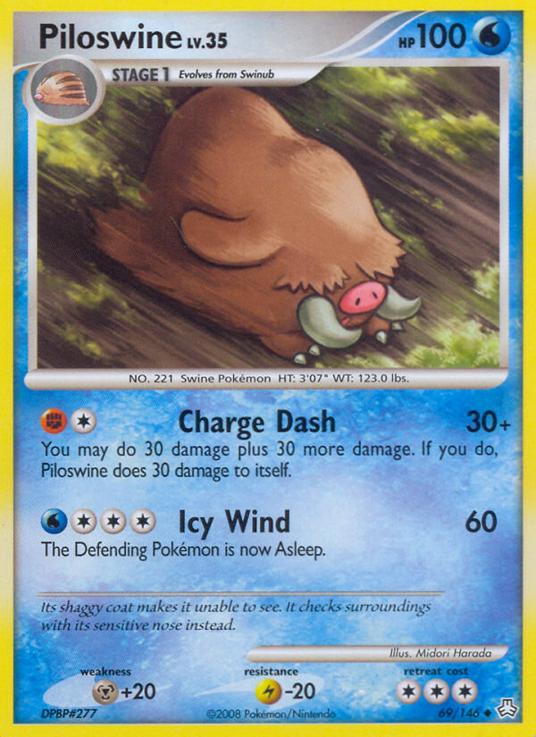 Piloswine (69/146) [Diamond & Pearl: Legends Awakened] | Cracking-Singles