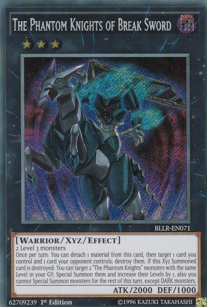 The Phantom Knights of Break Sword [BLLR-EN071] Secret Rare | Cracking-Singles