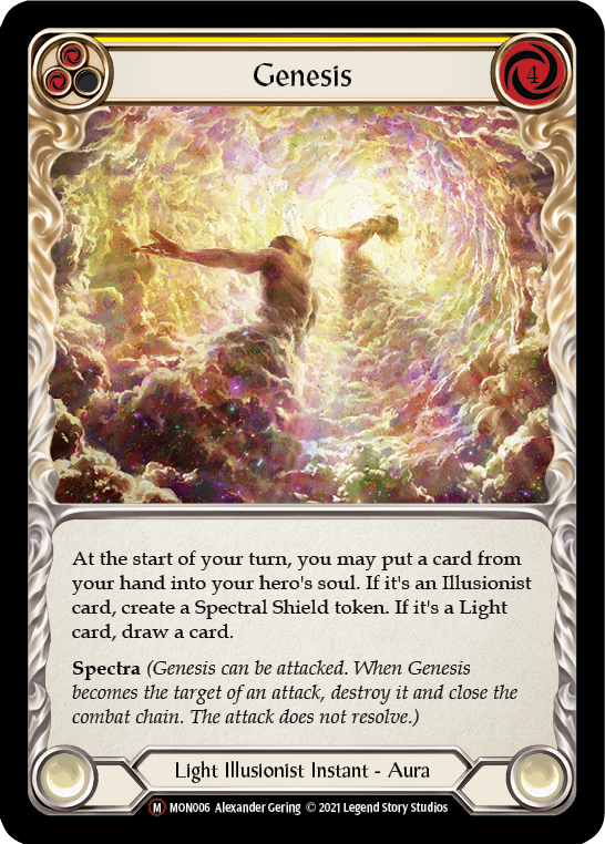 Genesis (Rainbow Foil) [U-MON006-RF] Unlimited Rainbow Foil | Cracking-Singles