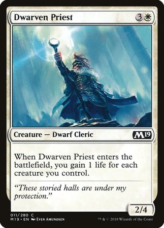 Dwarven Priest [Core Set 2019] | Cracking-Singles