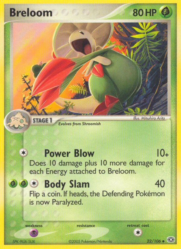 Breloom (22/106) [EX: Emerald] | Cracking-Singles