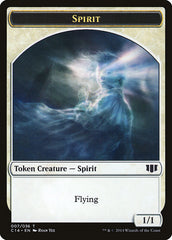 Soldier // Spirit Double-sided Token [Commander 2014 Tokens] | Cracking-Singles