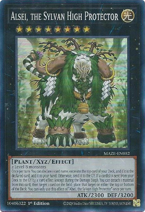 Alsei, the Sylvan High Protector [MAZE-EN052] Super Rare | Cracking-Singles