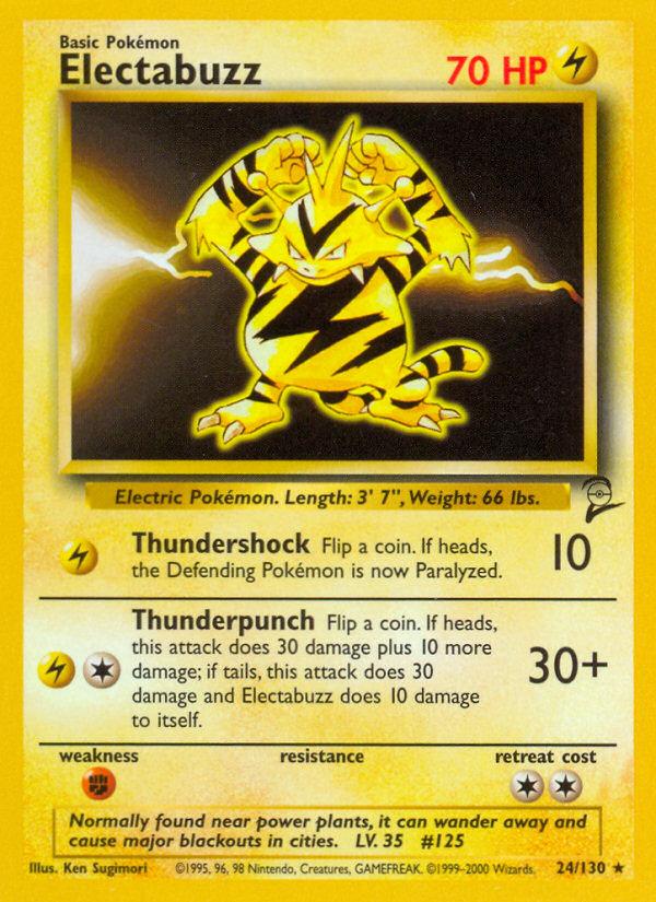 Electabuzz (24/130) [Base Set 2] | Cracking-Singles