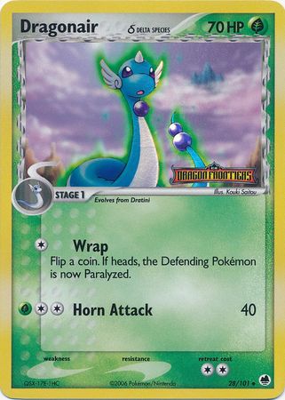 Dragonair (28/101) (Delta Species) (Stamped) [EX: Dragon Frontiers] | Cracking-Singles