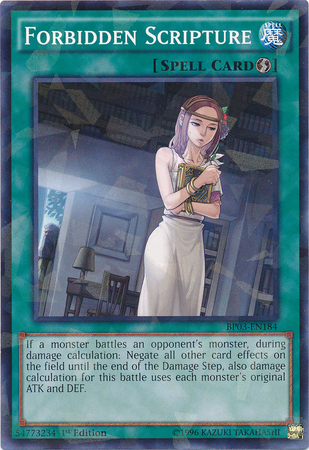 Forbidden Scripture [BP03-EN184] Shatterfoil Rare | Cracking-Singles