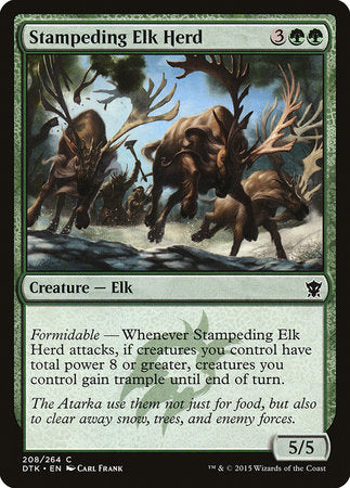 Stampeding Elk Herd [Dragons of Tarkir] | Cracking-Singles