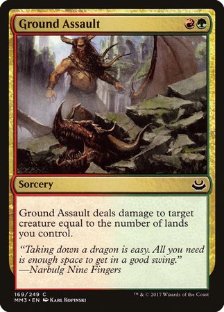 Ground Assault [Modern Masters 2017] | Cracking-Singles