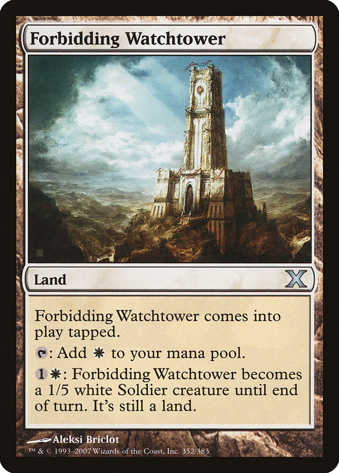 Forbidding Watchtower [Tenth Edition] | Cracking-Singles