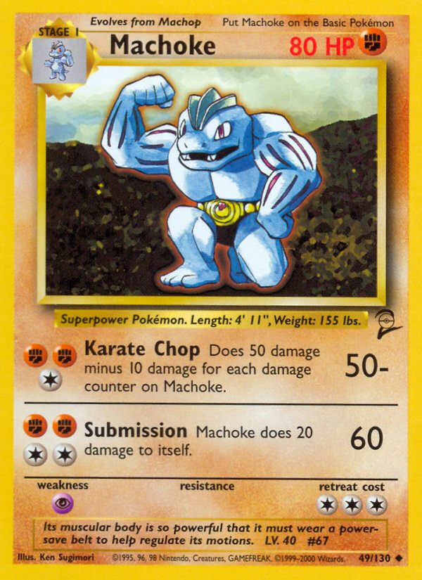 Machoke (49/130) [Base Set 2] | Cracking-Singles