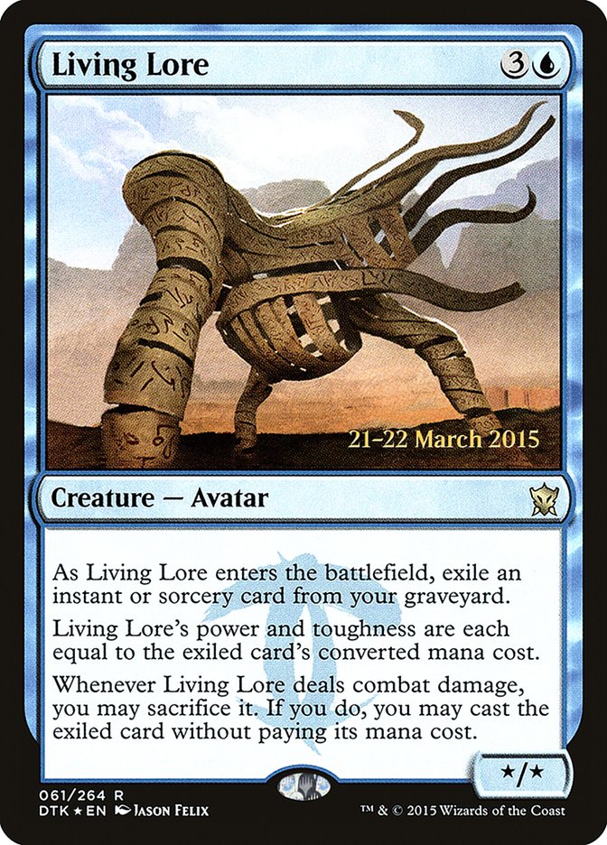 Living Lore  [Dragons of Tarkir Prerelease Promos] | Cracking-Singles