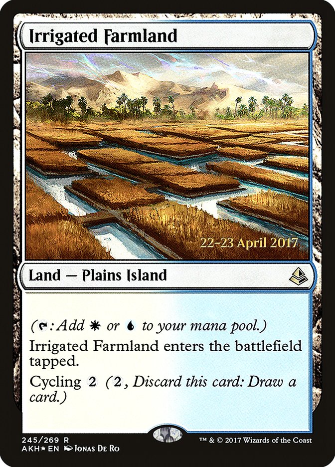 Irrigated Farmland  [Amonkhet Prerelease Promos] | Cracking-Singles