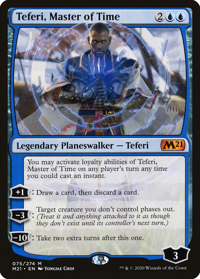 Teferi, Master of Time (Promo Pack) [Core Set 2021 Promos] | Cracking-Singles