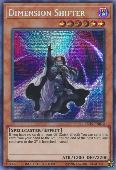 Dimension Shifter [TN19-EN012] Prismatic Secret Rare | Cracking-Singles