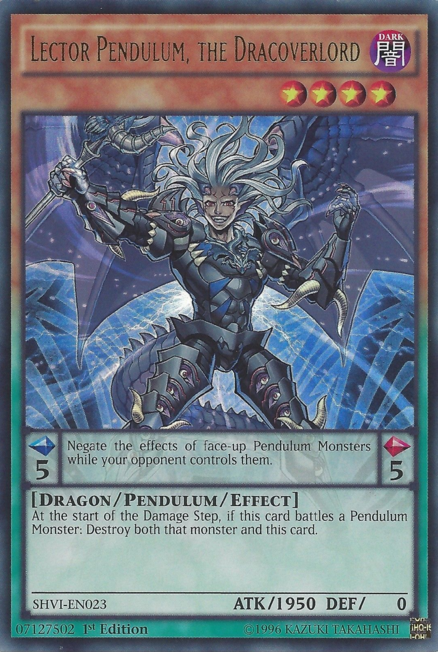 Lector Pendulum, the Dracoverlord [SHVI-EN023] Ultra Rare | Cracking-Singles