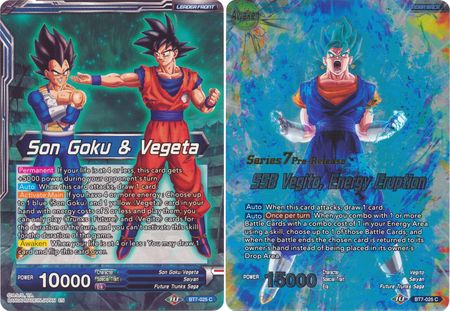 Son Goku & Vegeta // SSB Vegito, Energy Eruption [BT7-025_PR] | Cracking-Singles