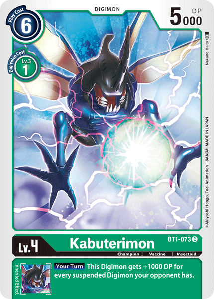 Kabuterimon [BT1-073] [Release Special Booster Ver.1.0] | Cracking-Singles