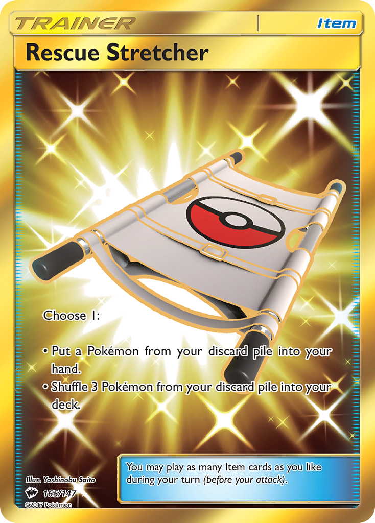 Rescue Stretcher (165/147) [Sun & Moon: Burning Shadows] | Cracking-Singles