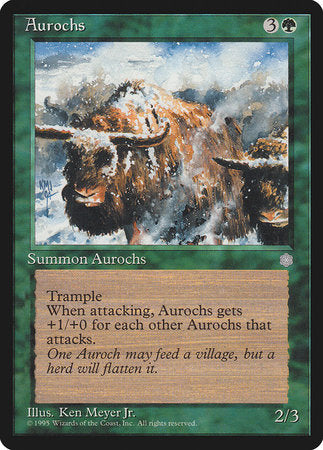 Aurochs [Ice Age] | Cracking-Singles